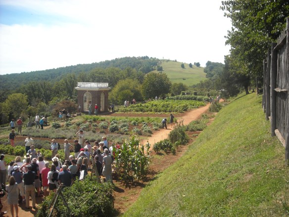 The garden at Monticello.